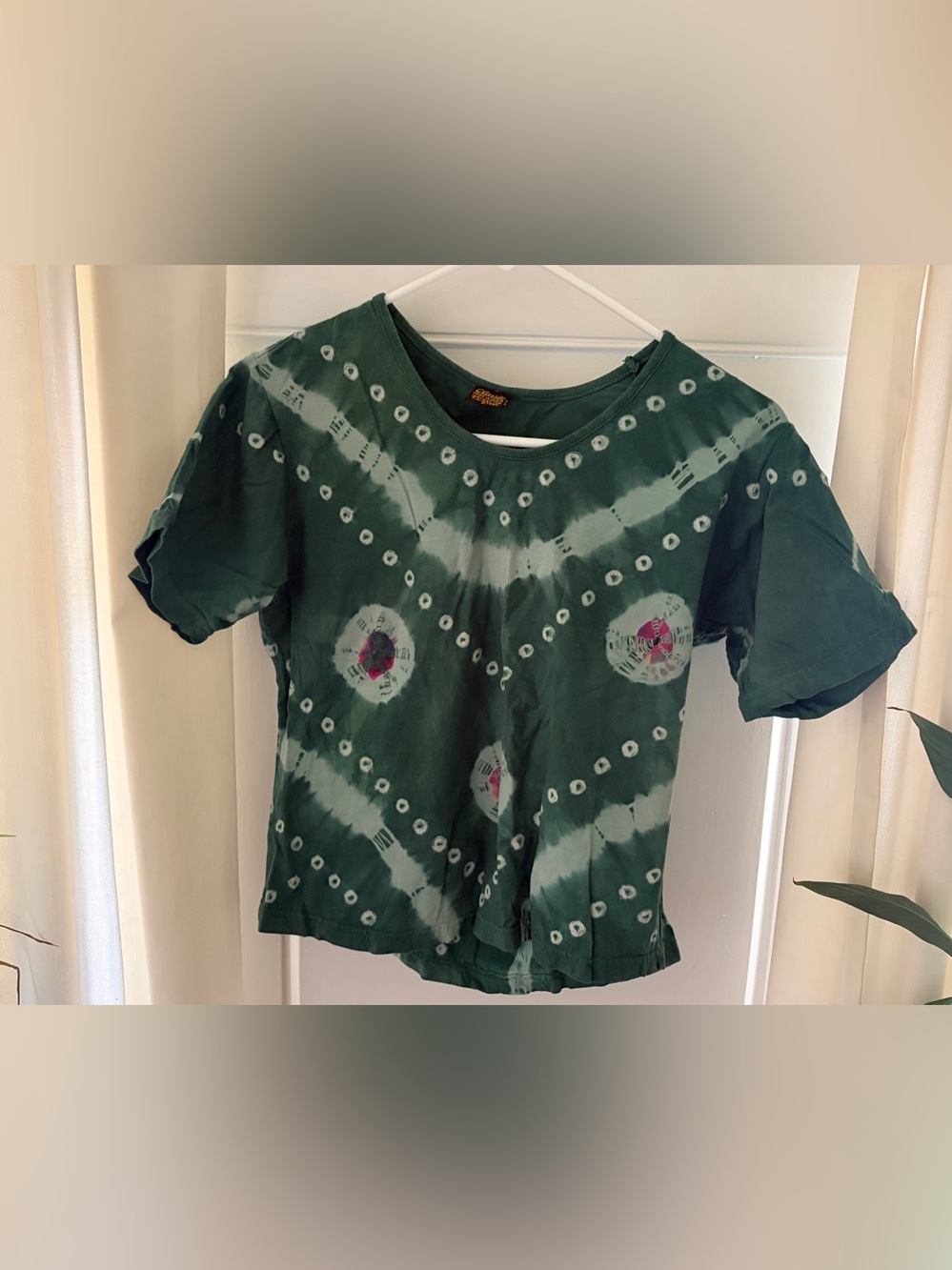 Classic Made In India Green Shirt Girls Kids L